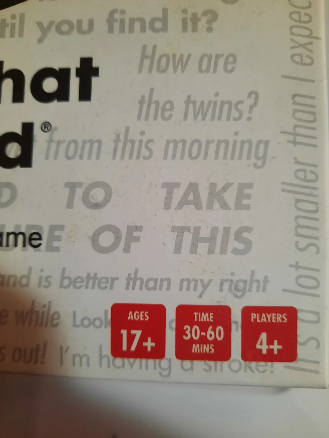 That's What She Said Party Game pick up only image indicator(2)