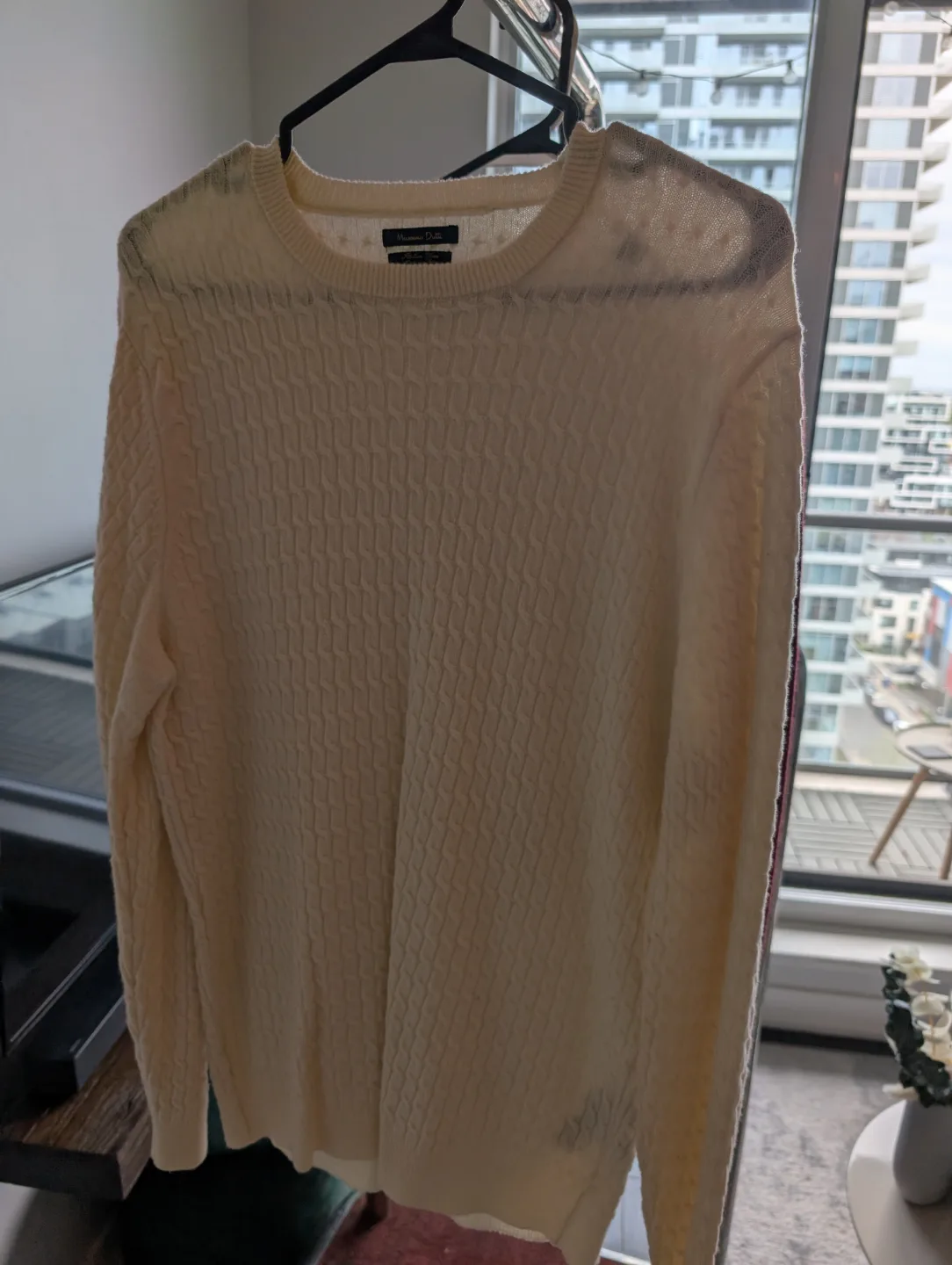 Cream-coloured Cable Knit Jumper thumbnail