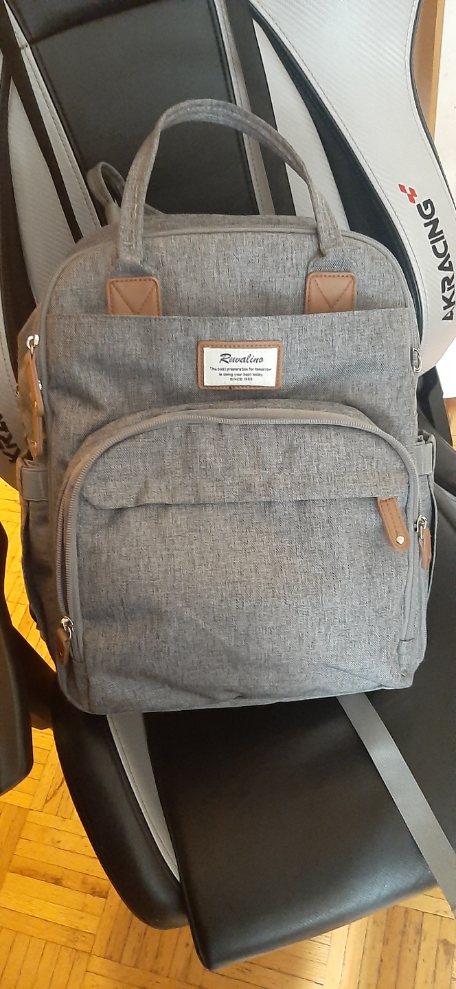 Ruwaline Diaper Bag Backpack - Grey