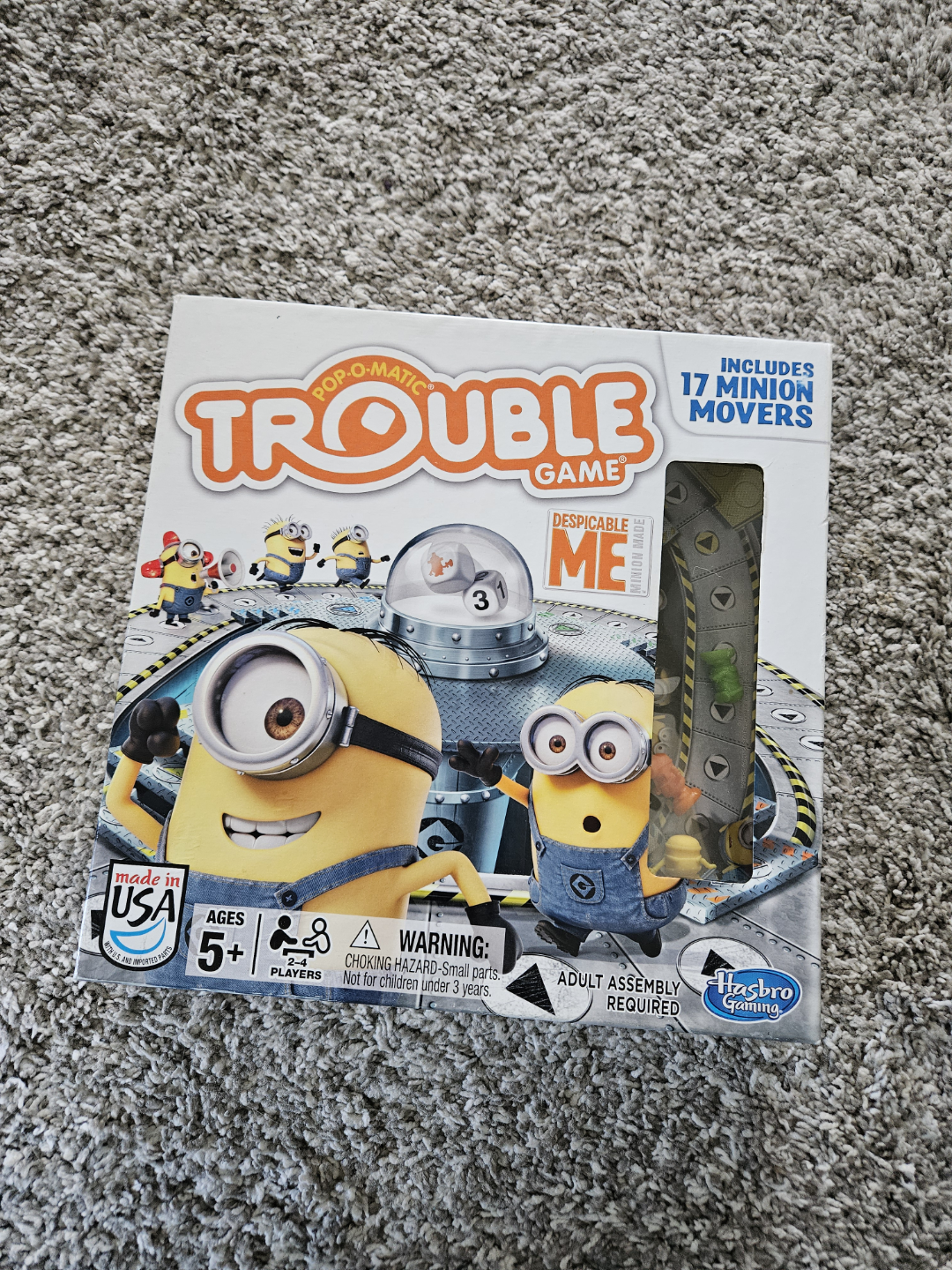 Despicable Me Minion Pop-O-Matic Trouble Game