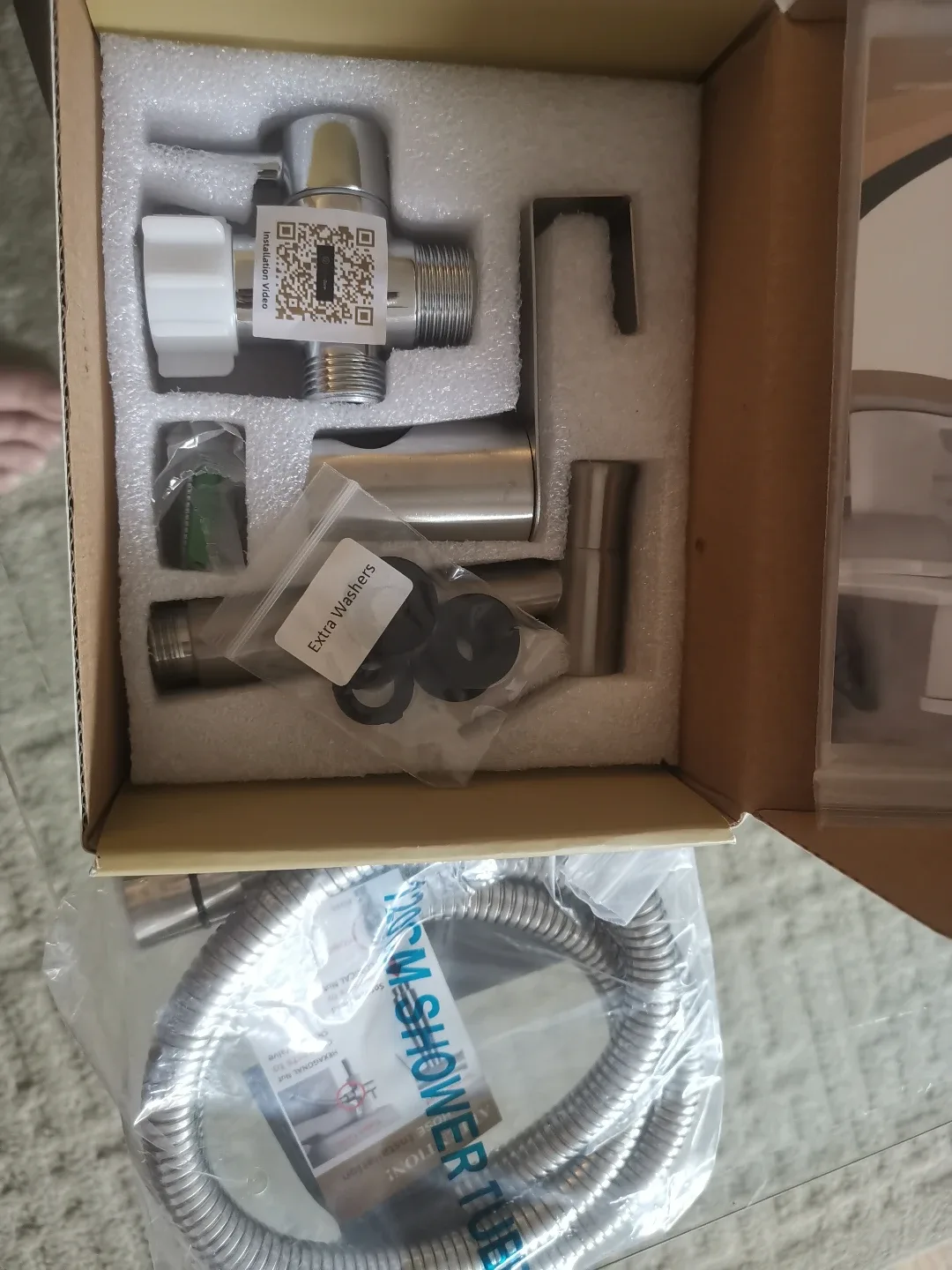 PurfectZone Handheld Bidet Sprayer Kit - Stainless Steel image indicator(2)