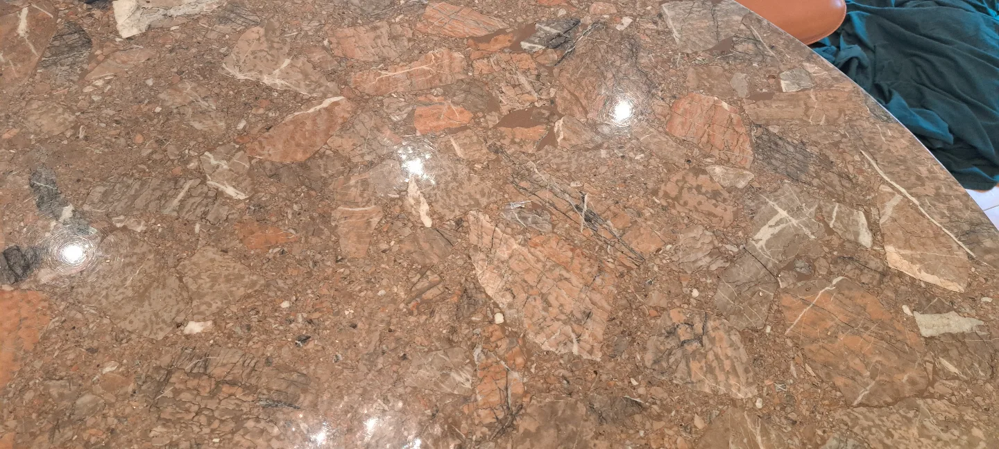 6 seater round marble dining table image indicator(5)