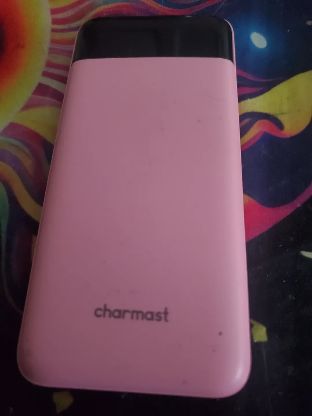 Pink Charmast Portable Charger with Built-in Cables thumbnail