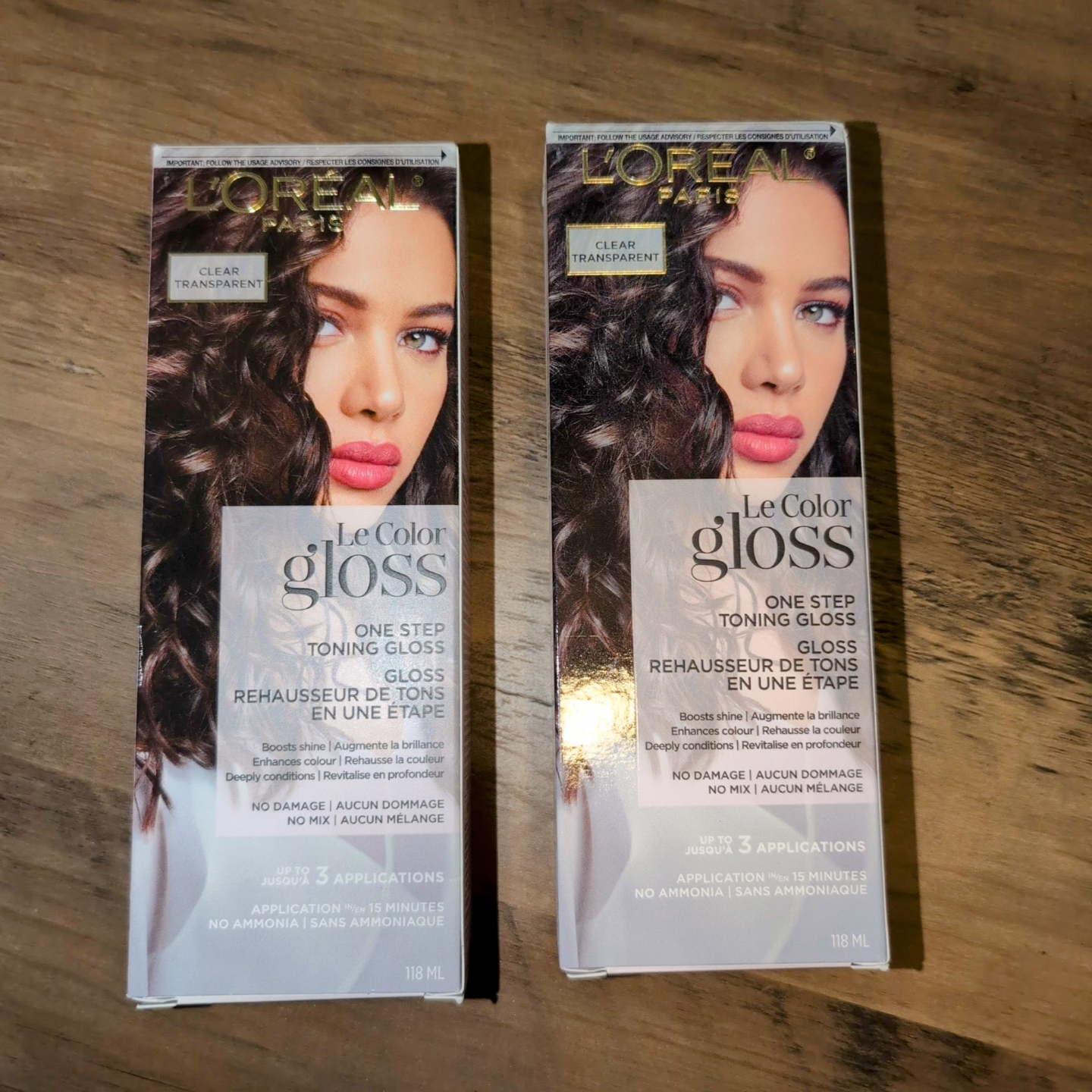 L'Oréal Paris Color Gloss Clear Transparent One Step 🧡