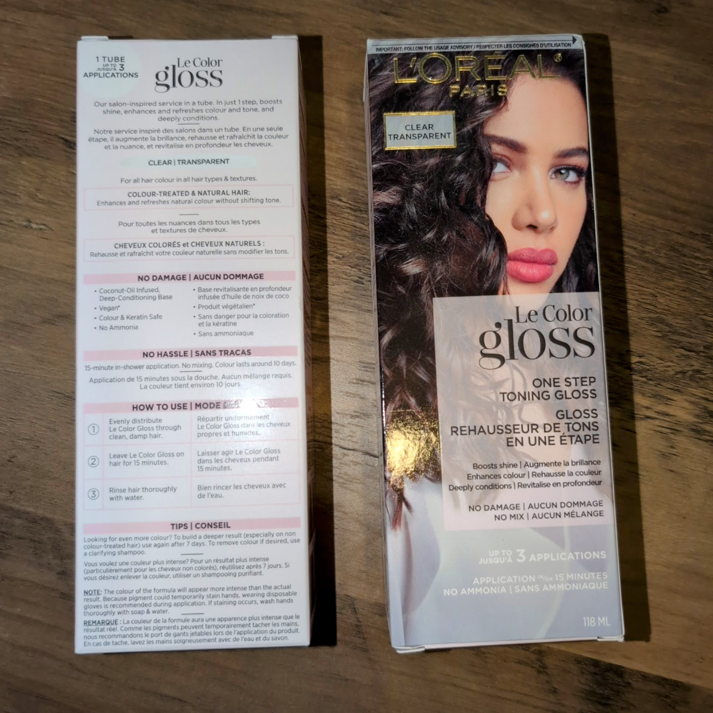 L'Oréal Paris Color Gloss Clear Transparent One Step 🧡 - photo 2