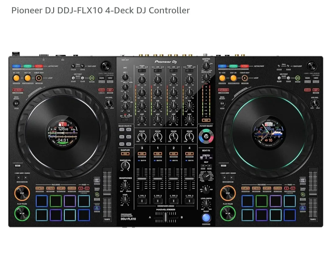 Pioneer DJ DDJ-FLX10 4-Deck DJ Controller thumbnail