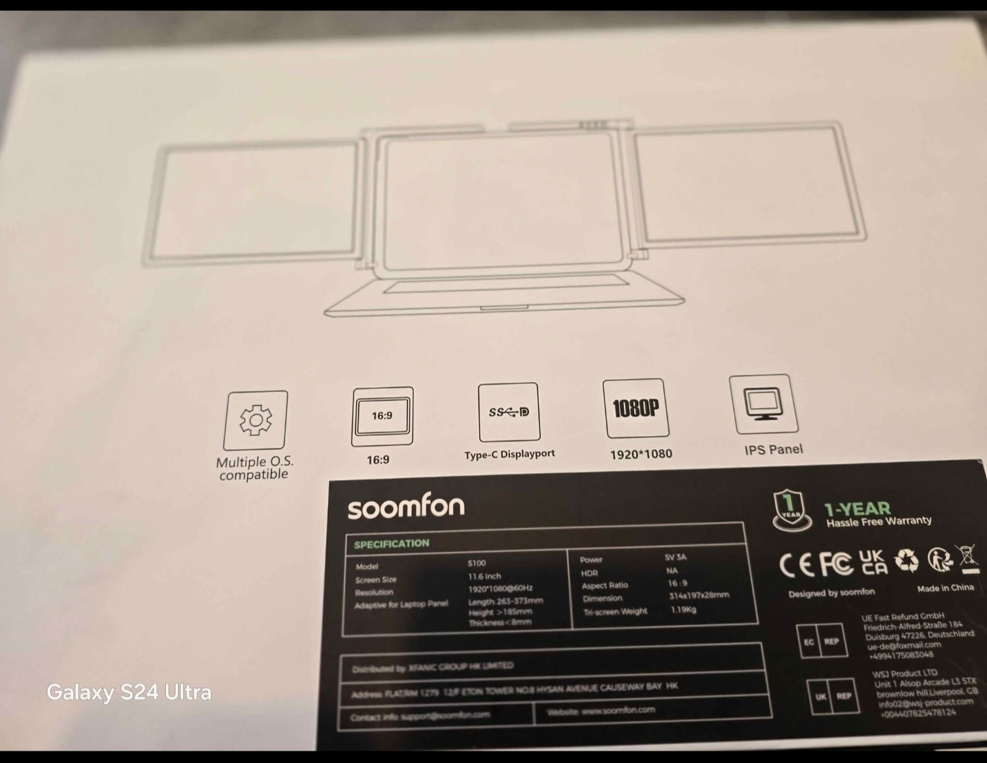 Portable Laptop Extended Screen – Like New! - photo 4