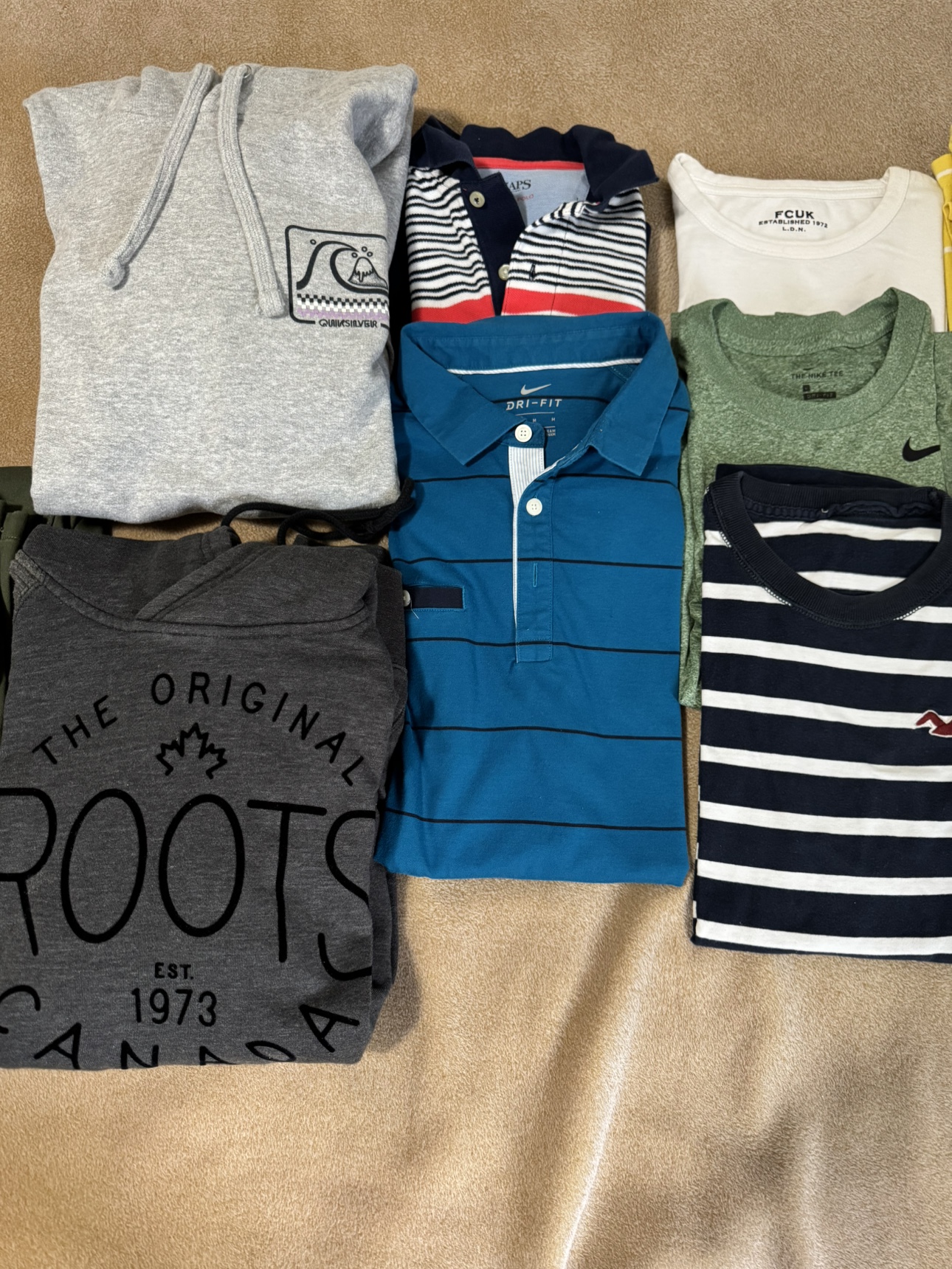 Men's Clothing Bundle - Roots, Nike, Abercrombie & Fitch - photo 3