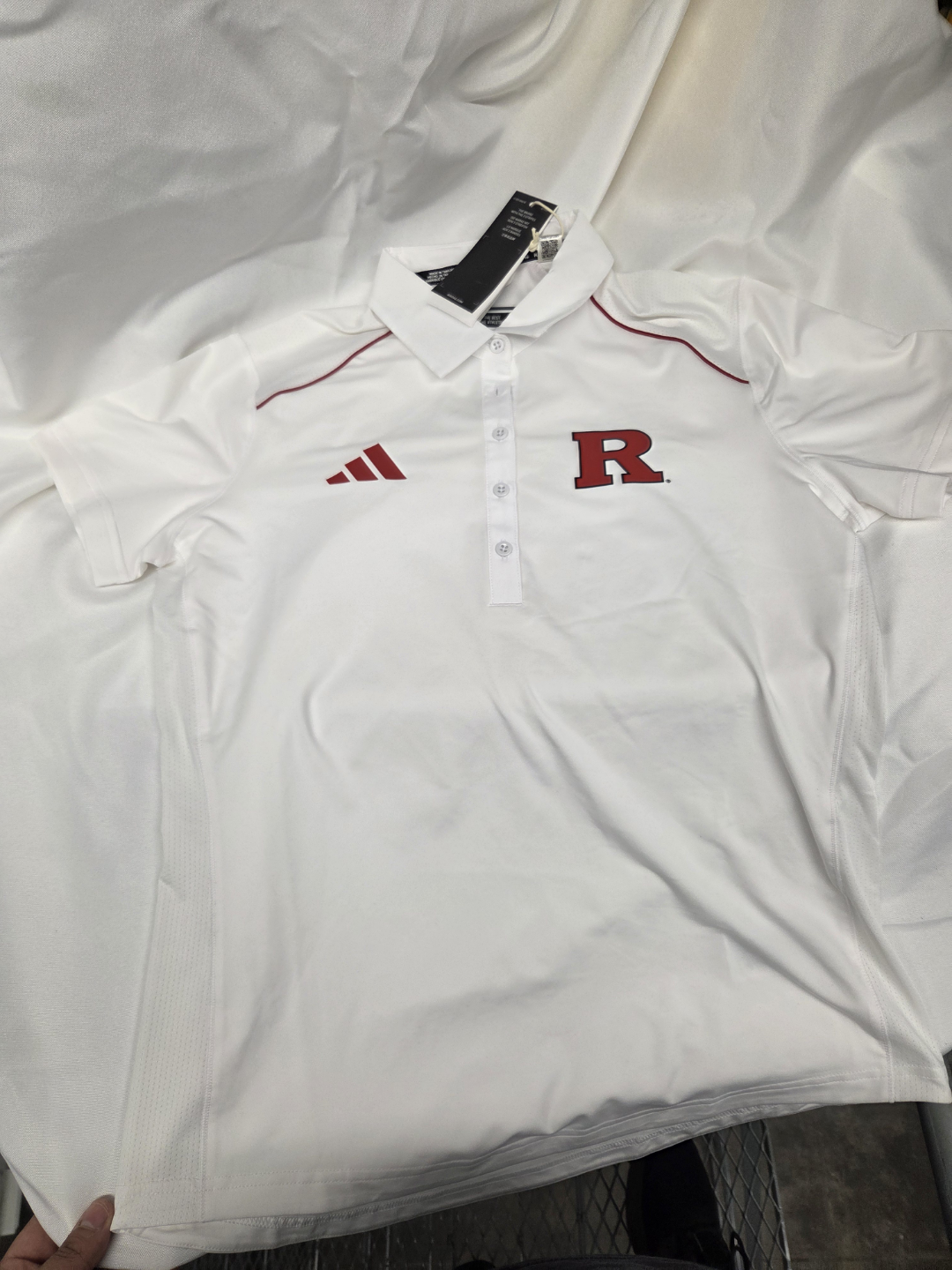 Adidas Rutgers Scarlet Knights Mens Golf Polo Shirt - photo 3