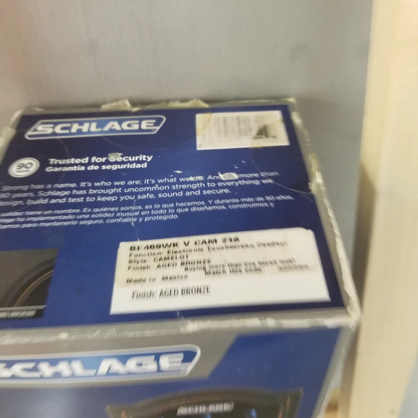 Schlage Connect Touchscreen Deadbolt - Aged Bronze image indicator(4)