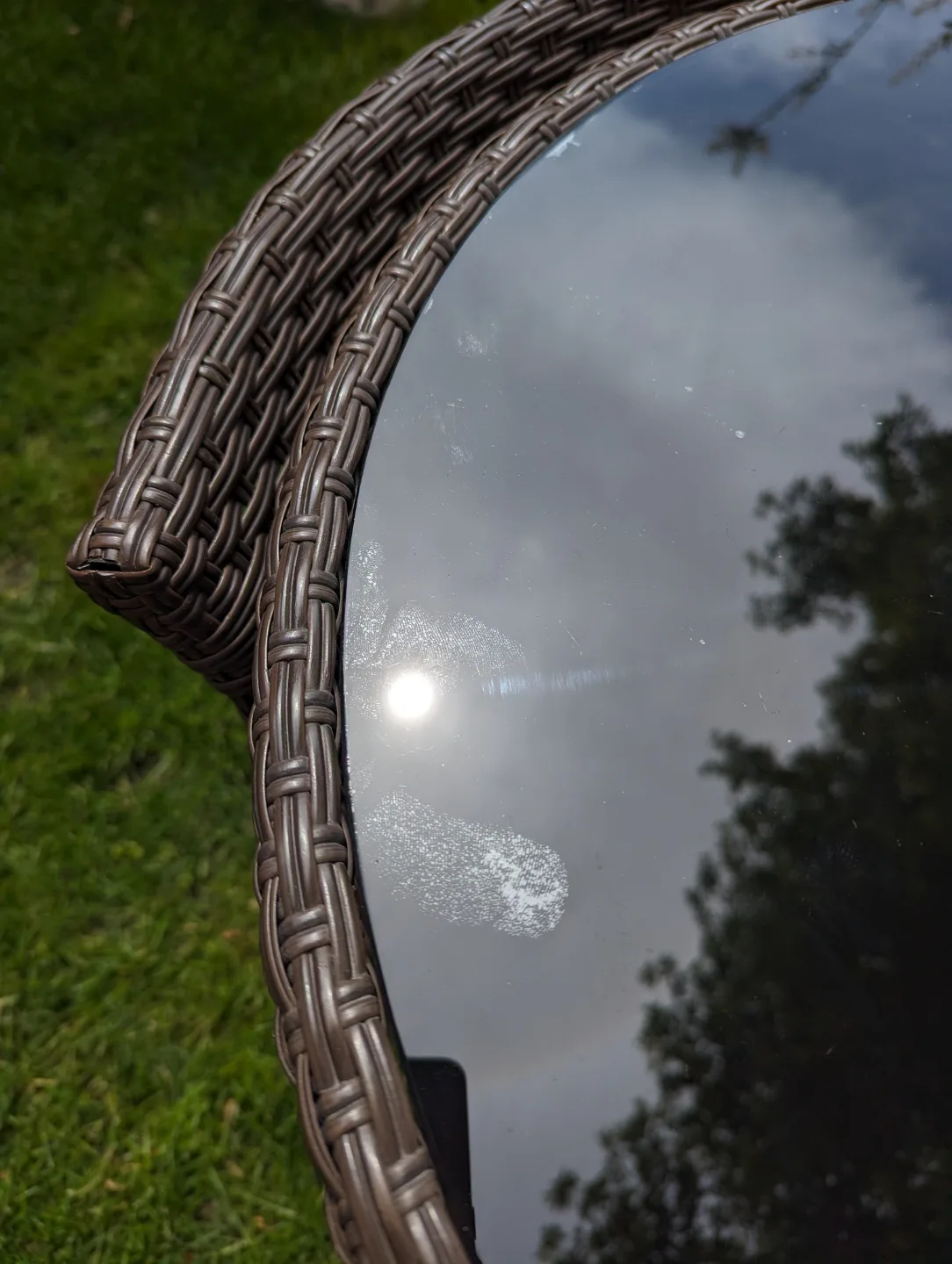 3-Piece Nesting Wicker Patio Set with Cushions image indicator(6)