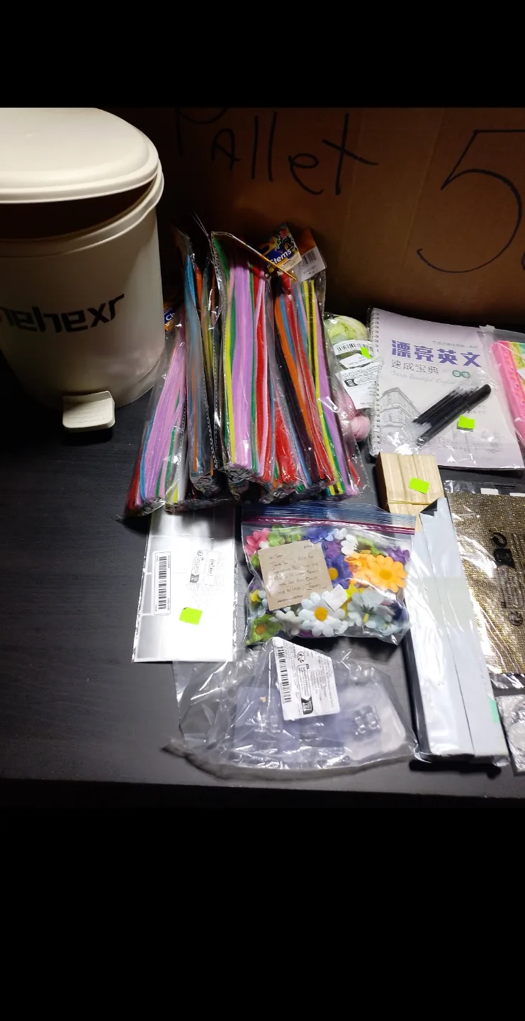 🥕Craft Supplies Lot: Yarn, Paint, Flowers, and More! image indicator(5)