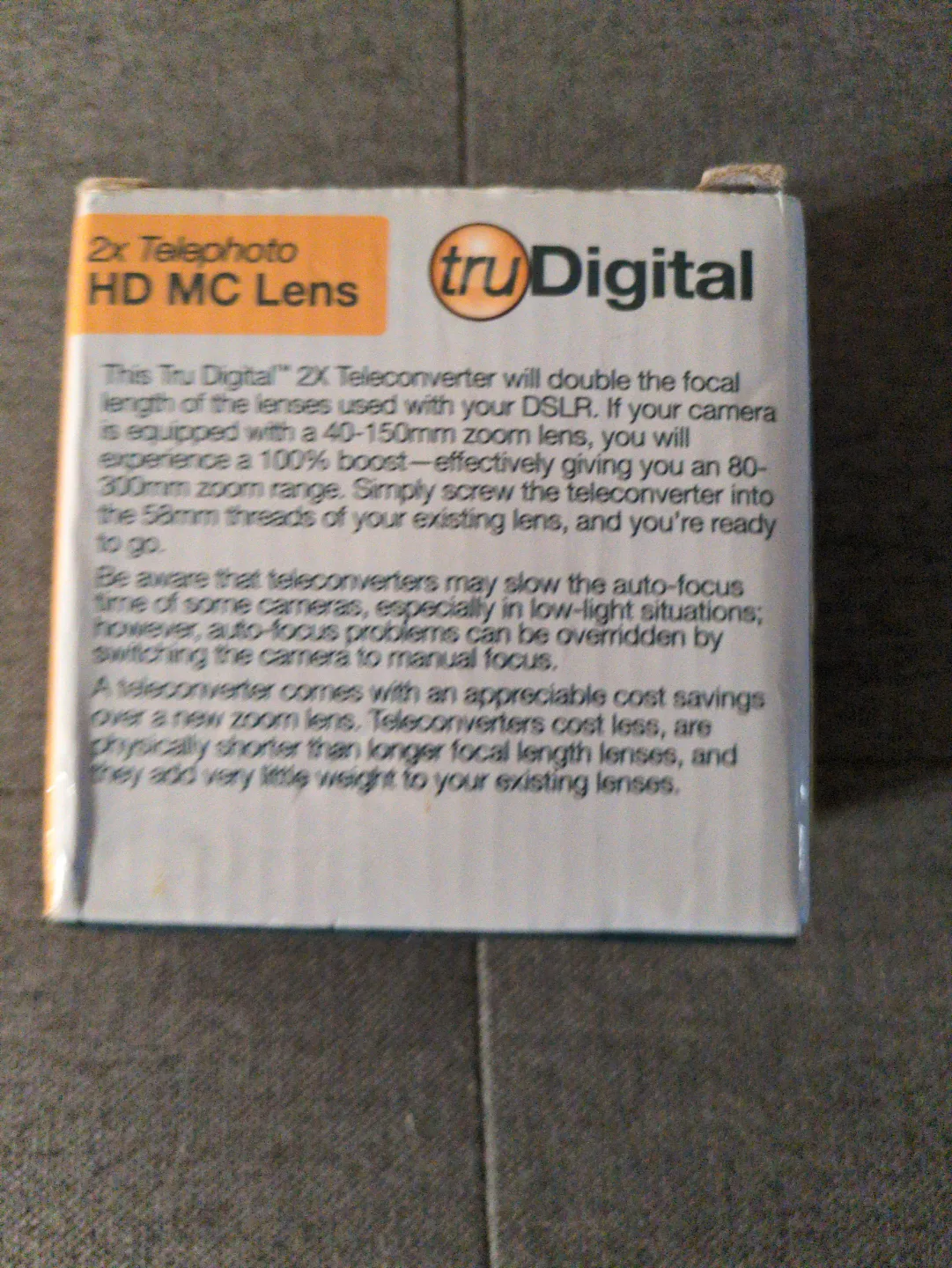 Tru Digital 2x Telephoto HD MC Lens image indicator(3)