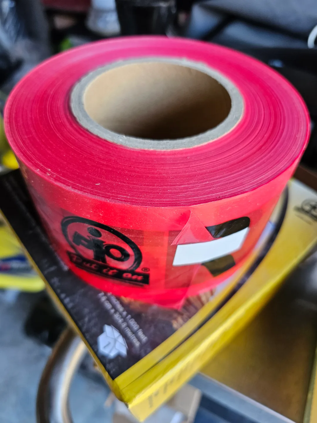 Danger Put it on Barricade Tape - 3 inches x 1000 feet image indicator(4)