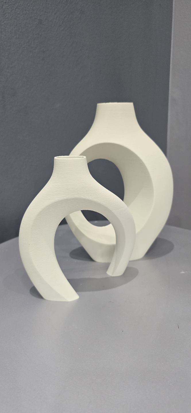 Modern Geometric Vase Set - photo 4