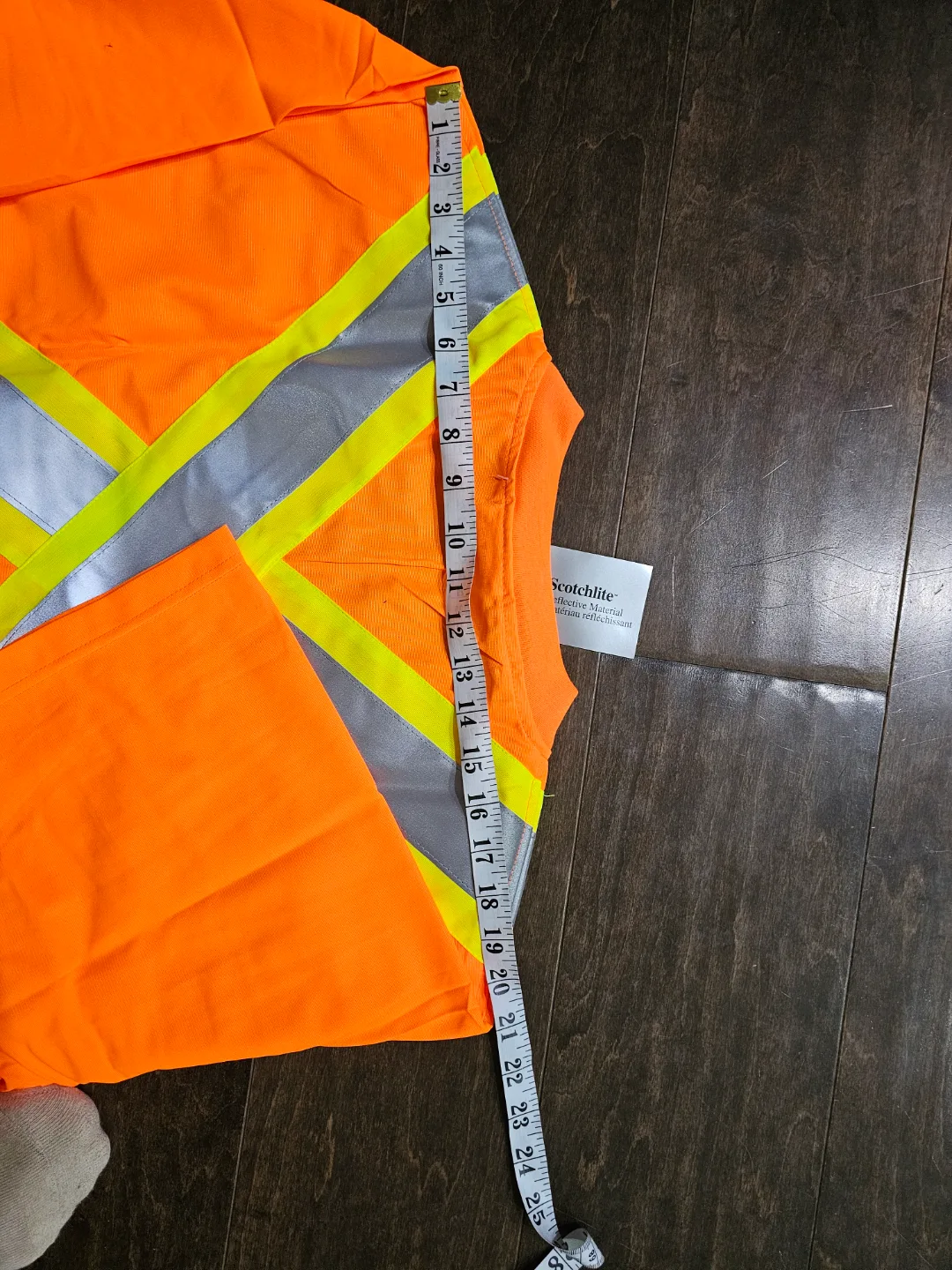 UNISEX HI-VIS SHIRT, ORANGĒ,POLYESTER image indicator(5)