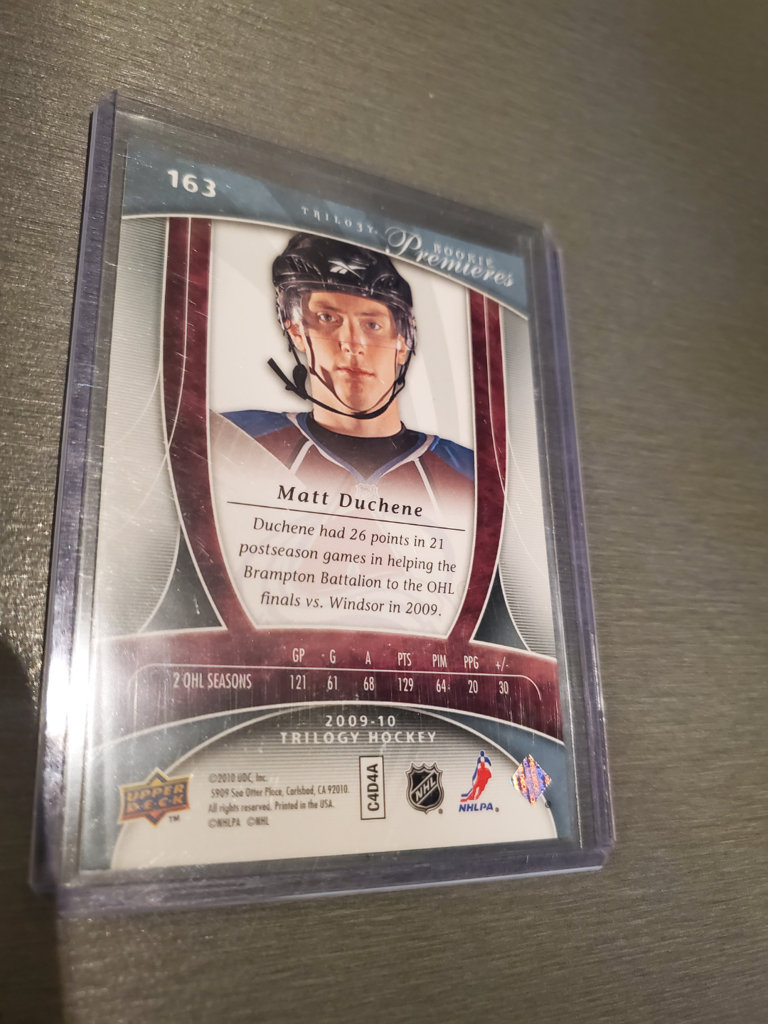 Matt Duchene Rookie Upper Deck.  /499 ONLY!! - photo 2