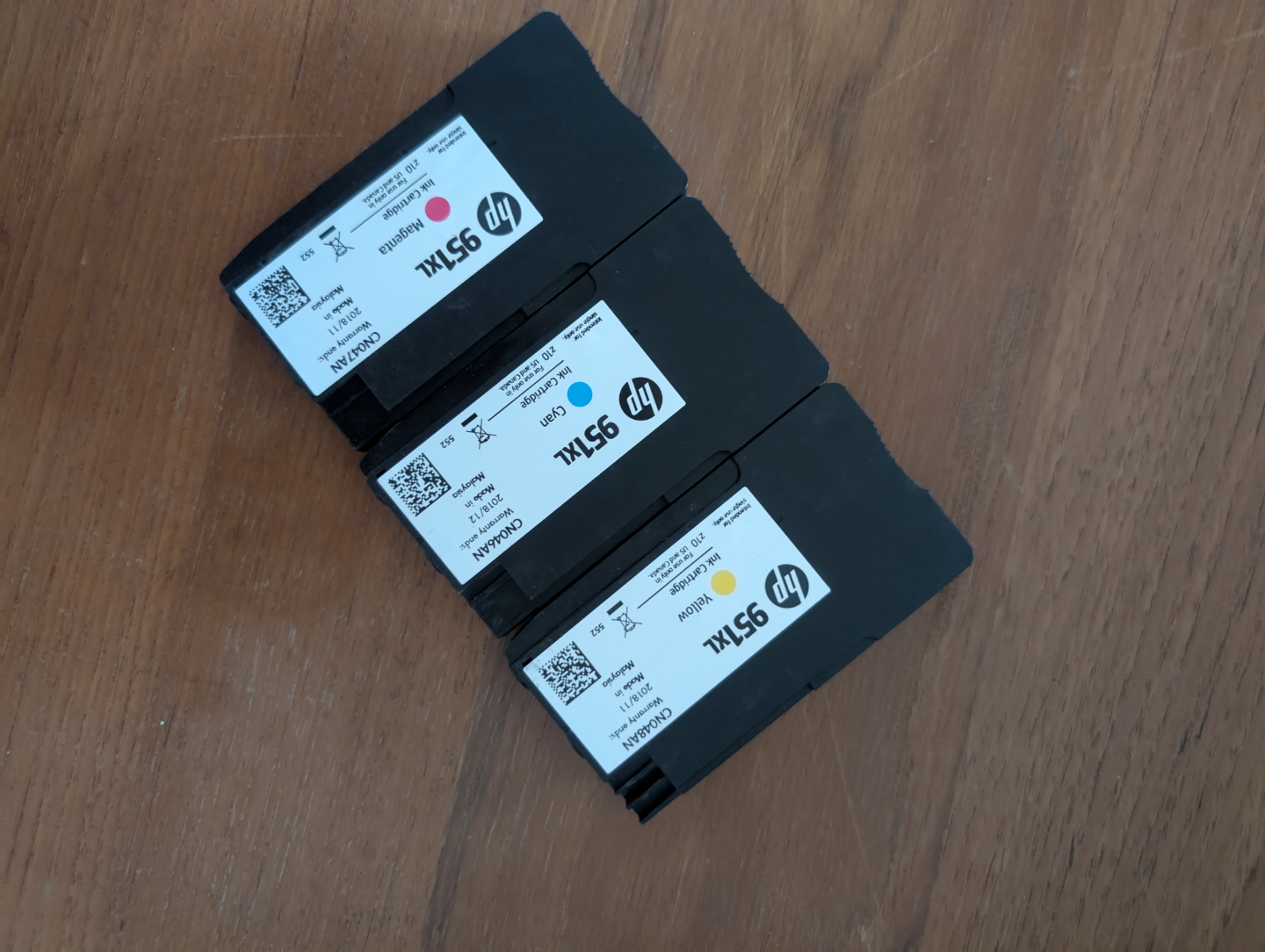 HP 951XL Ink Cartridges (Cyan, Magenta, Yellow) - photo 2