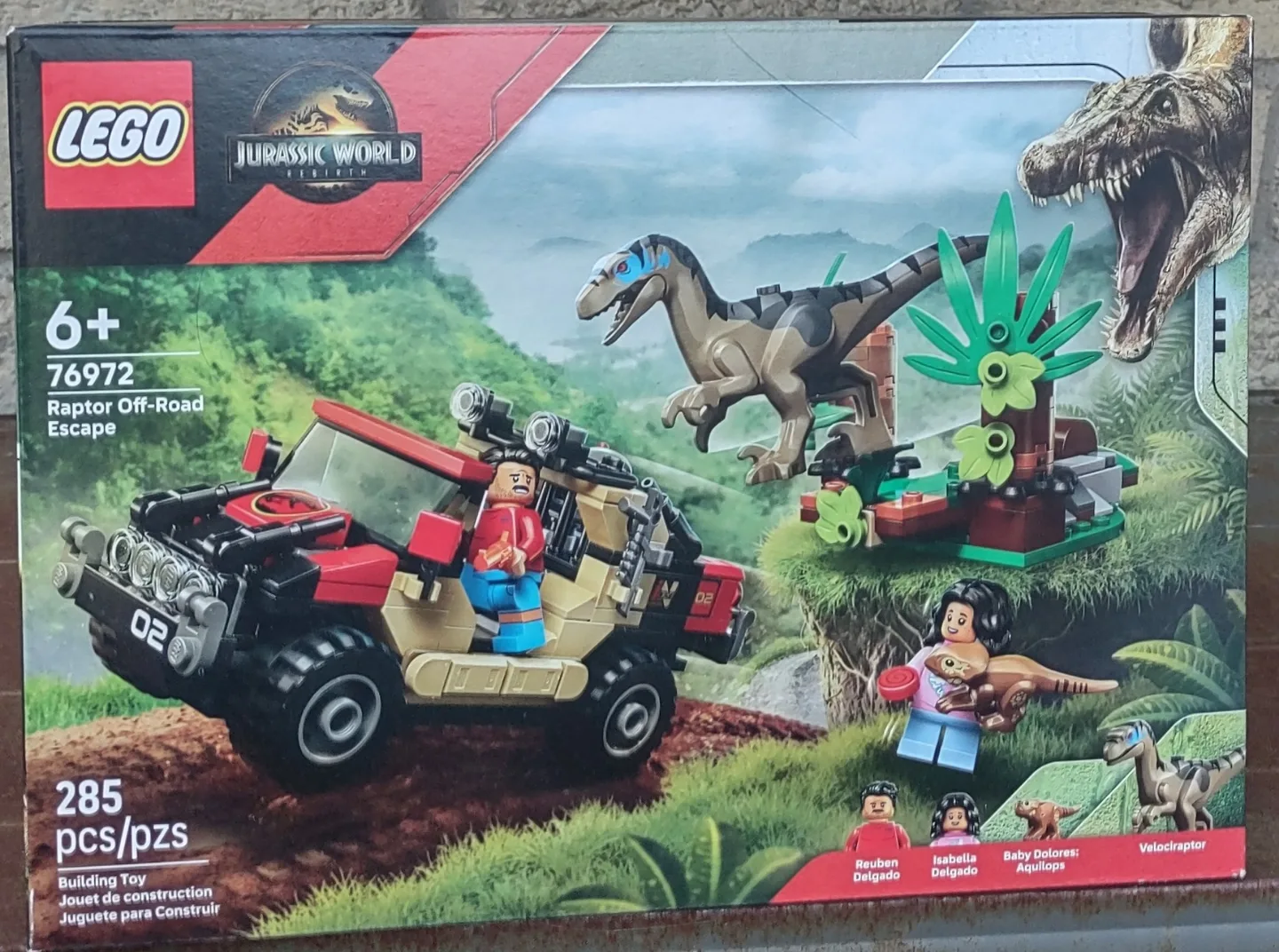 Lego Jurassic World Raptor Off-Road Escape 76972 thumbnail