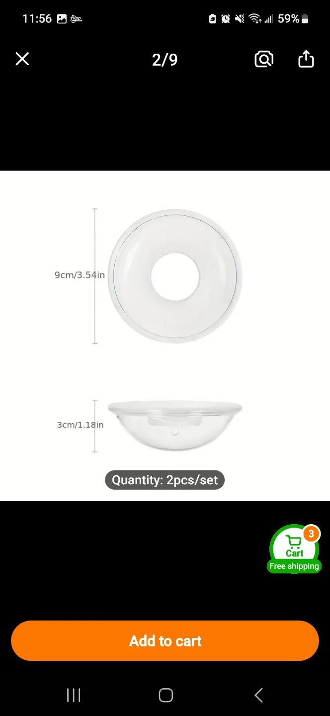 Breast Milk Collector Shells - 2 Pack image indicator(3)