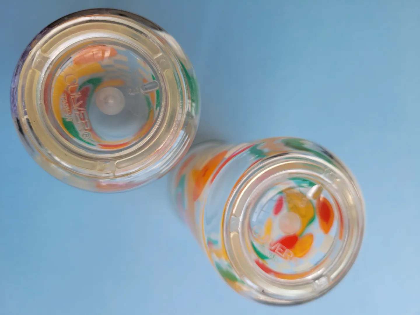 vintage Retro Culver Plastic Picnic Glasses image indicator(6)