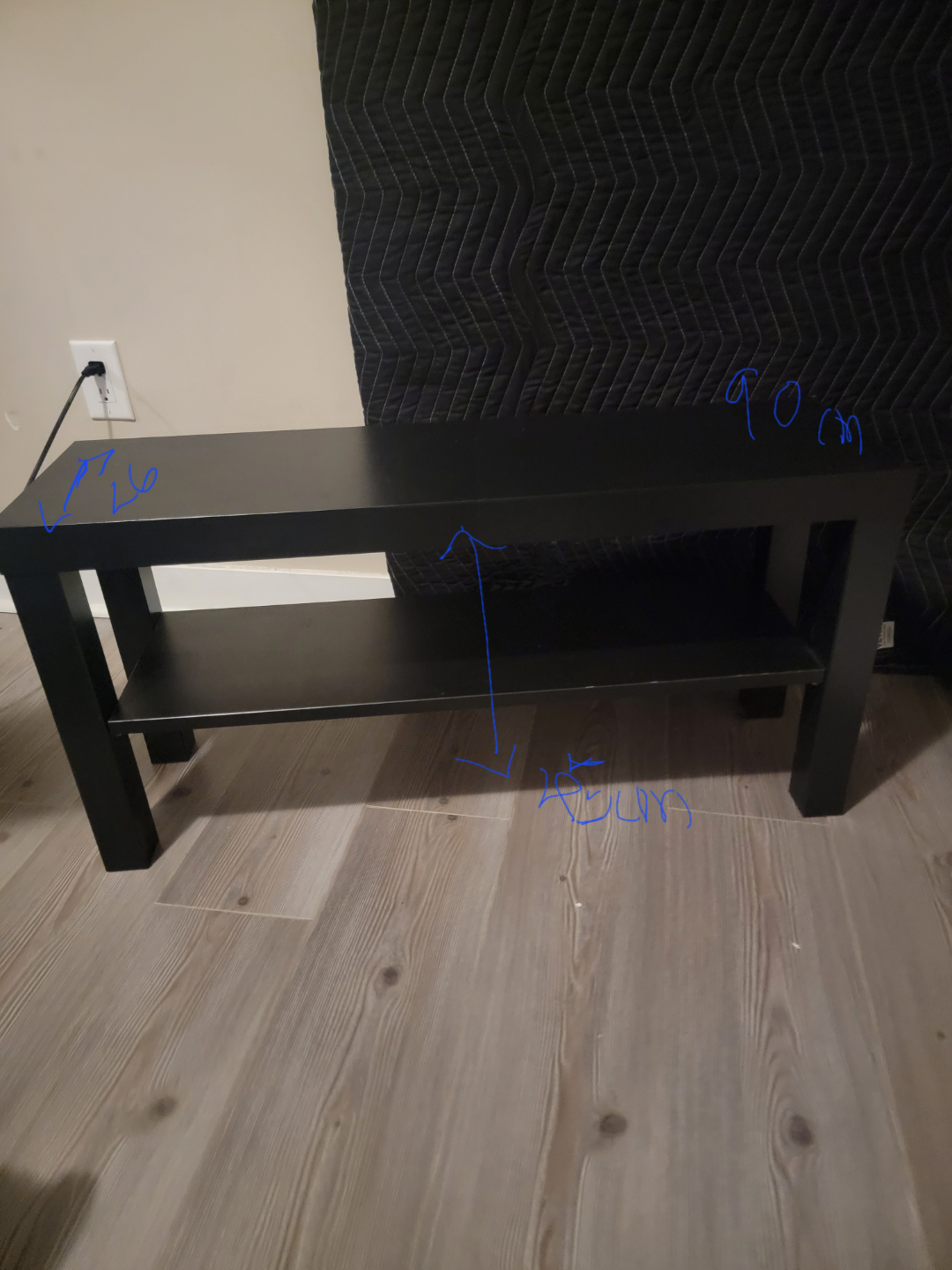 Black TV Stand - photo 3