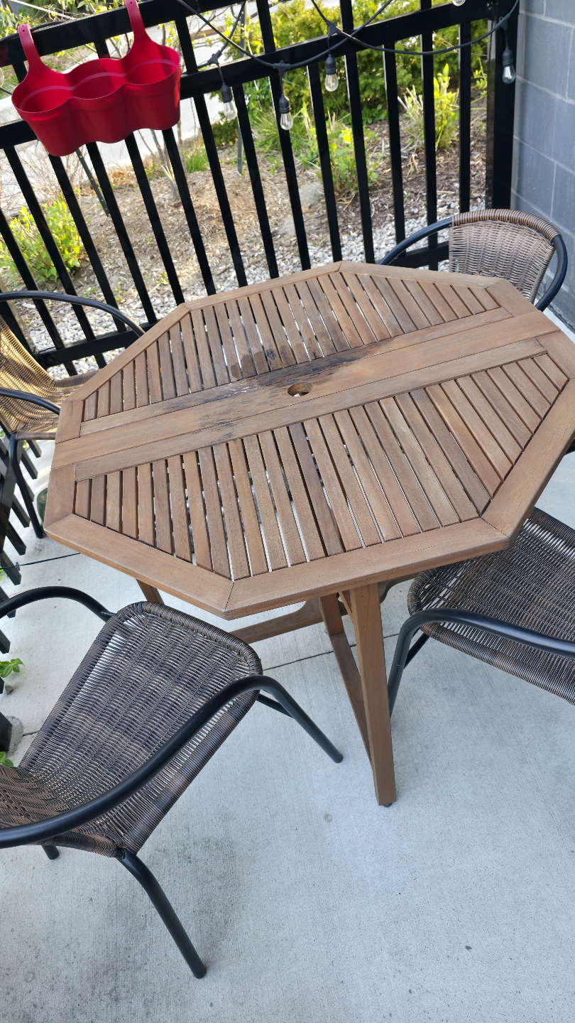 Octagon Patio Table and Four Chairs Set - photo 2