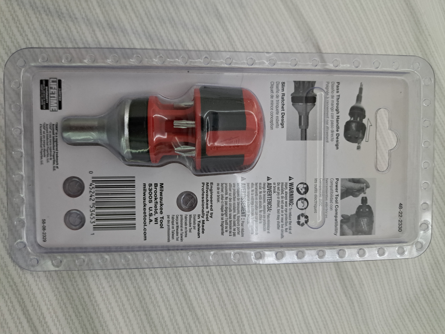 Milwaukee 8-in-1 Compact Ratchet Driver - photo 2