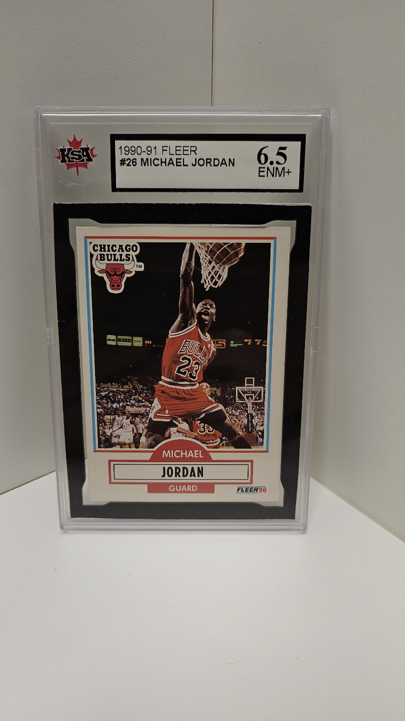 Michael Jordan Graded Card Lot - Fleer, NBA Hoops