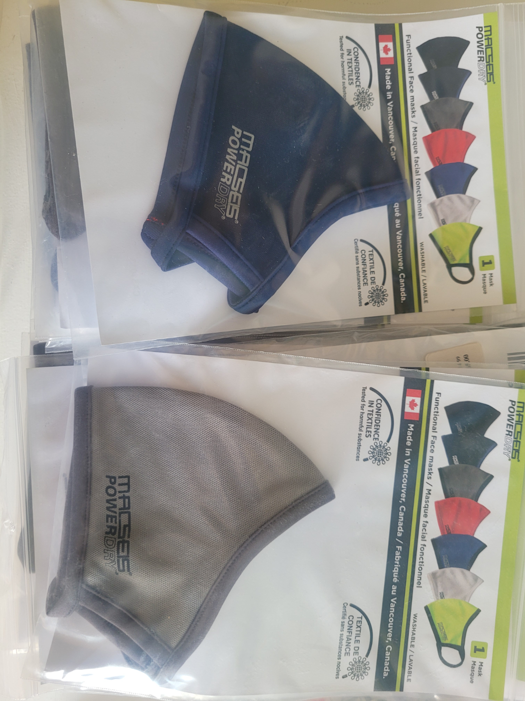 Macses Powerdry Functional Face Masks (2-pack)