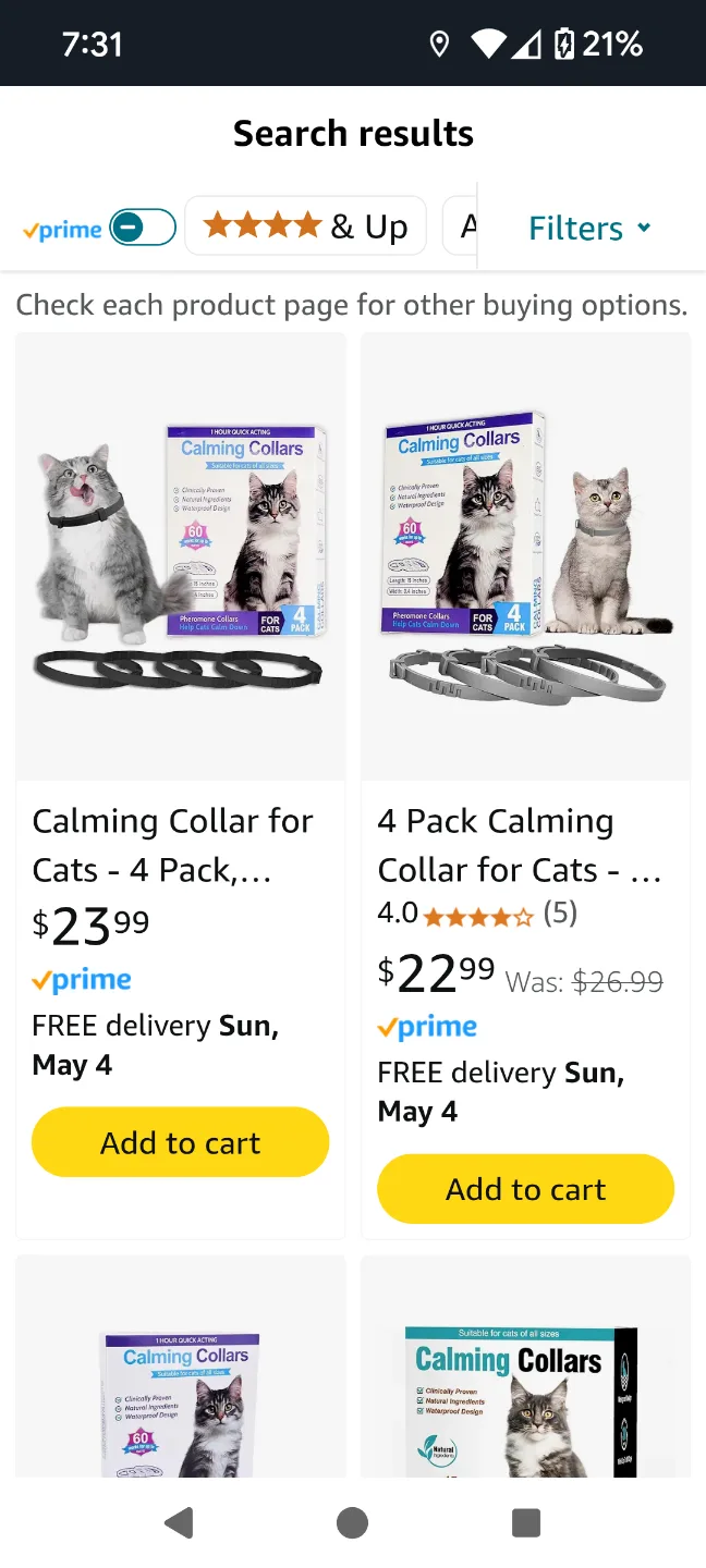 TopSum Calming Collar for Cats - 3 Pack image indicator(2)