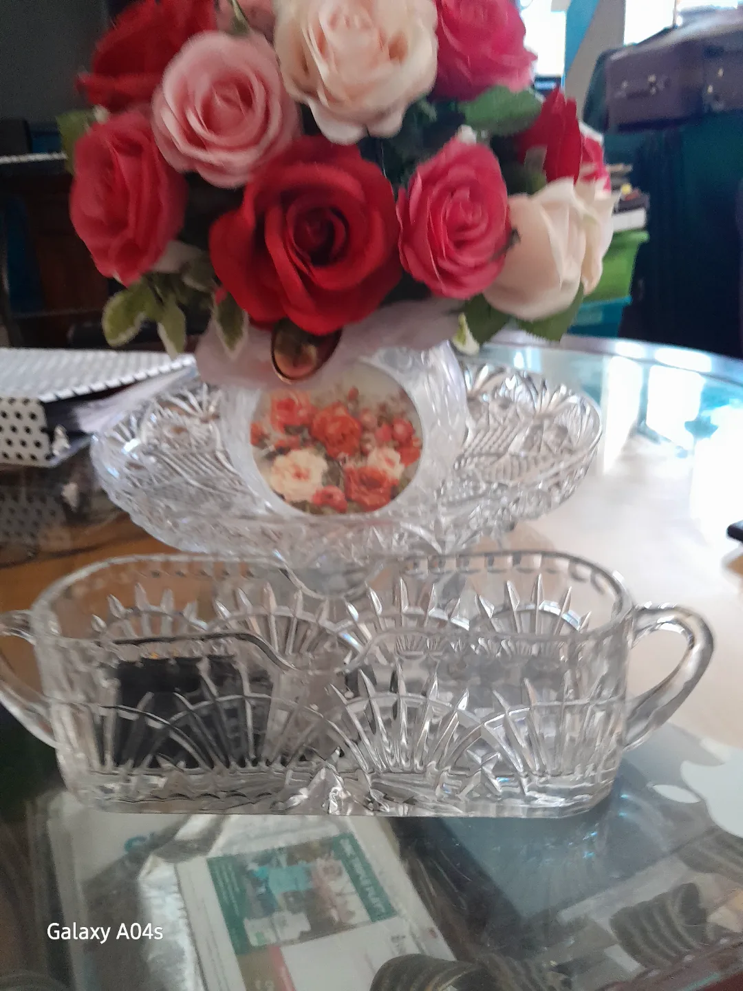 Crystal Serving Bowl and Dish Set image indicator(2)