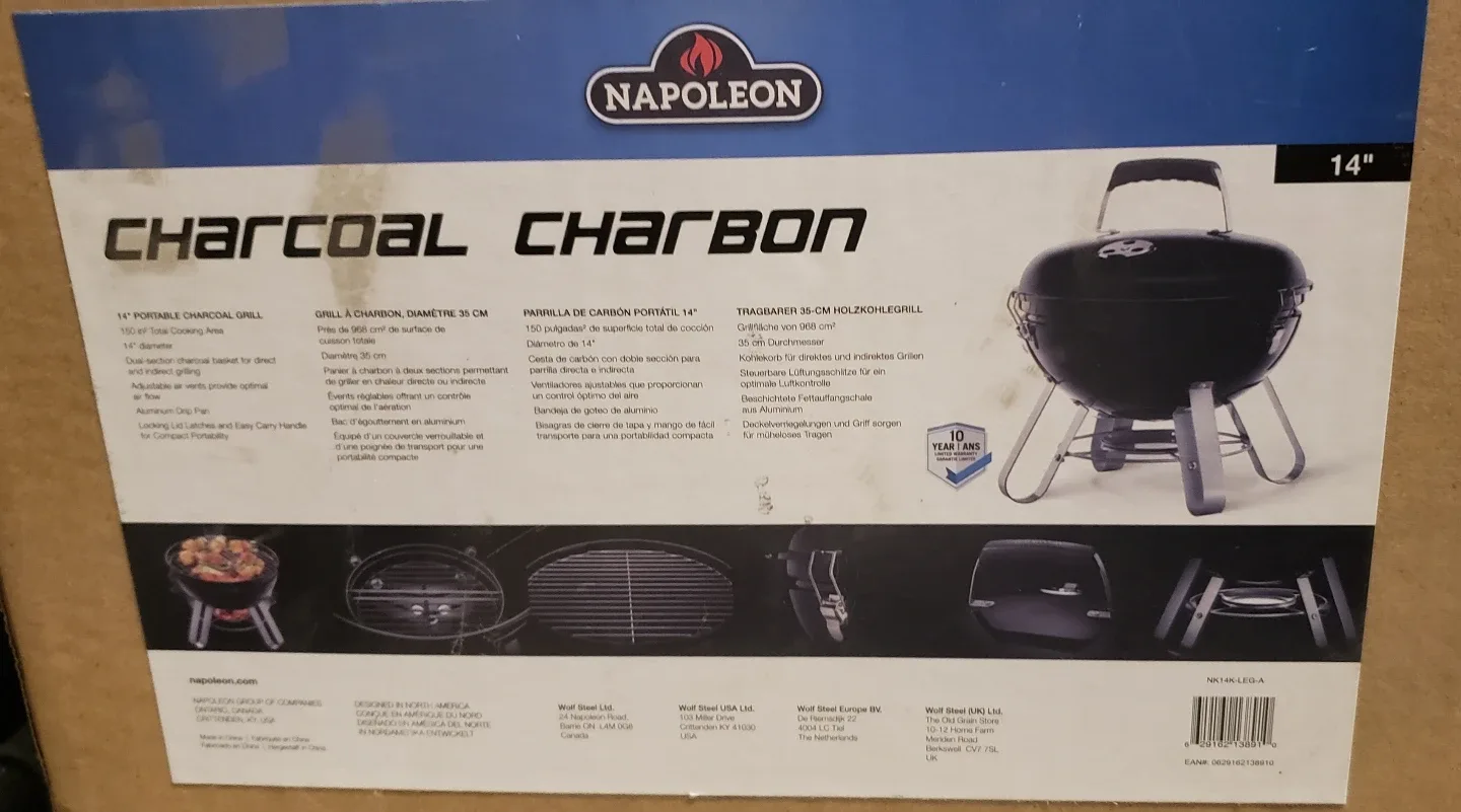 Napoleon Charcoal Grill BBQ - New in Box image indicator(2)