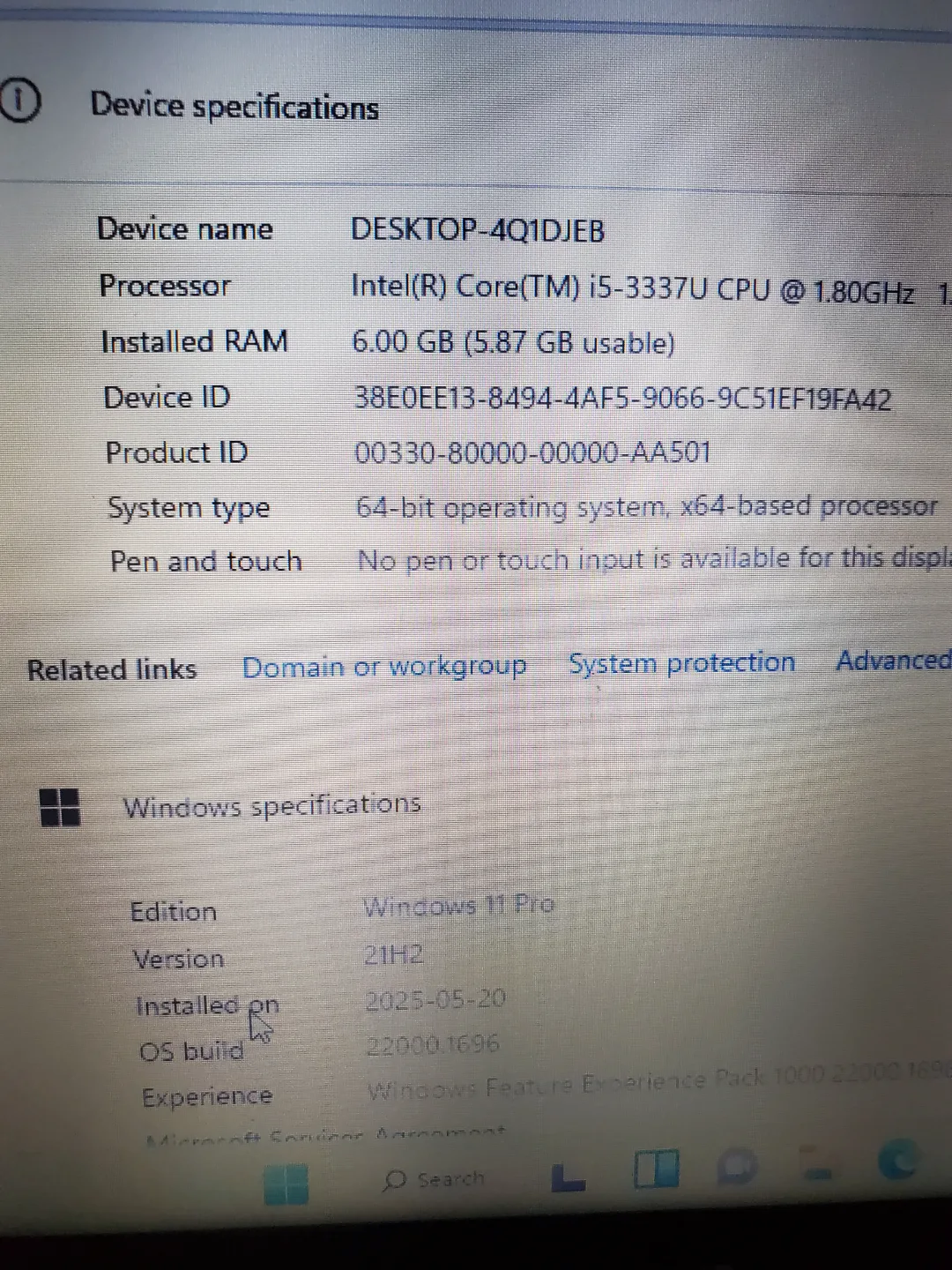 14inch i5 windows 11pro Hp Elitebook Folio laptop image indicator(5)