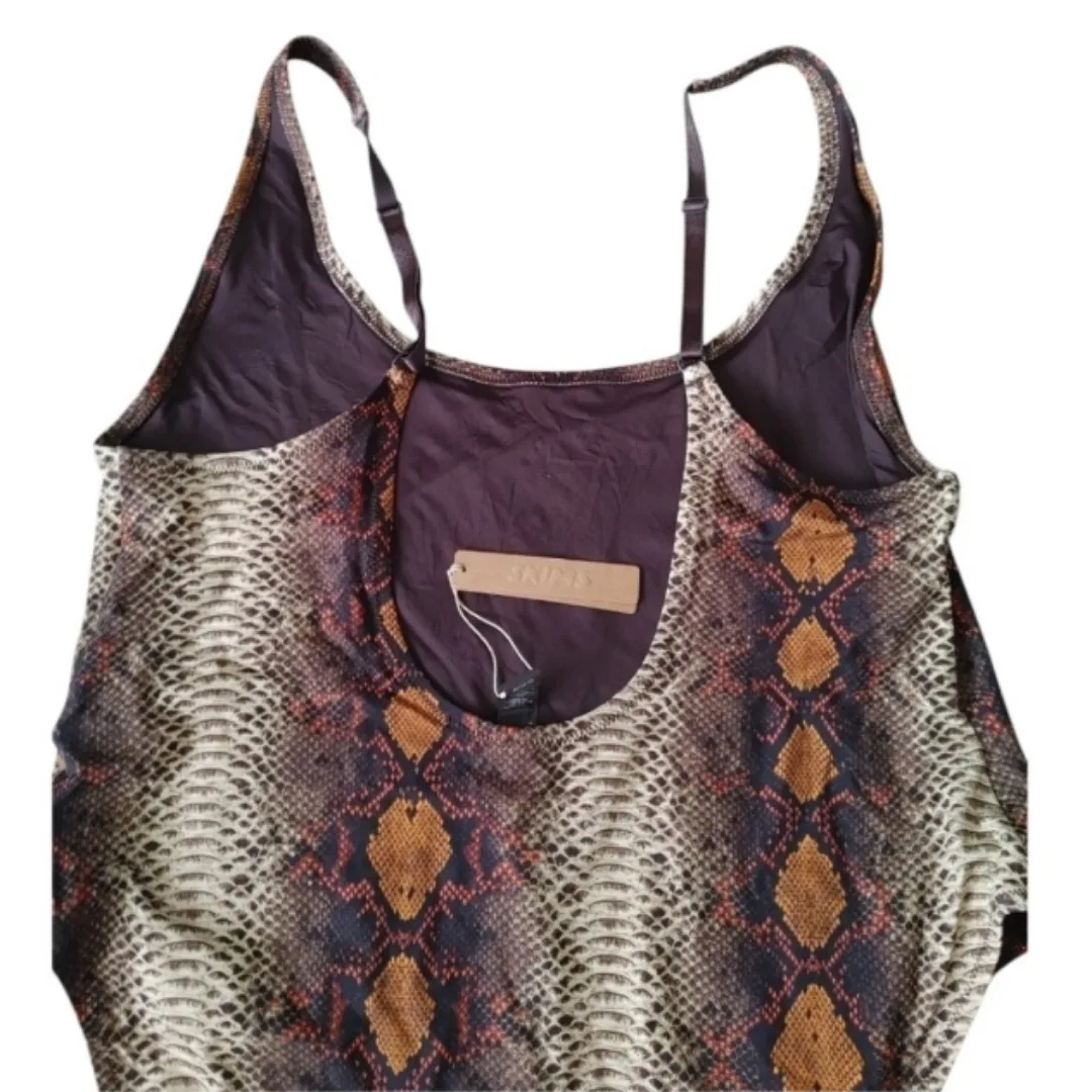 SKIMS Desert Snakeskin Print One Piece Swimsuit image indicator(9)