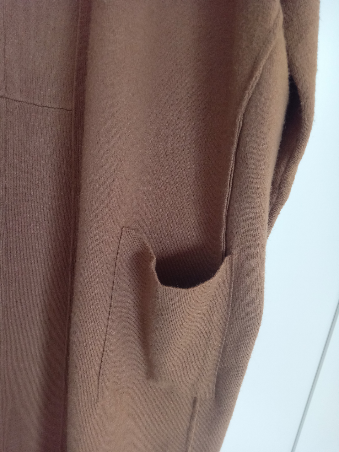 Long Brown Cardigan Sweater - photo 2