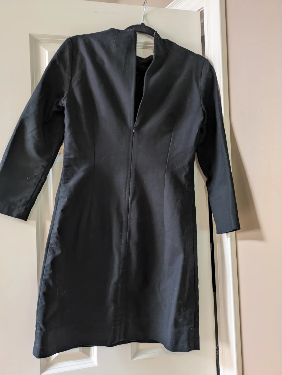 Like New - Black long-sleeve dress image indicator(2)