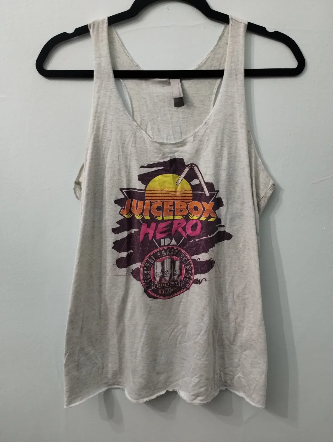 Central Coast Brewing Juicebox Hero IPA Tank Top - Size Large thumbnail