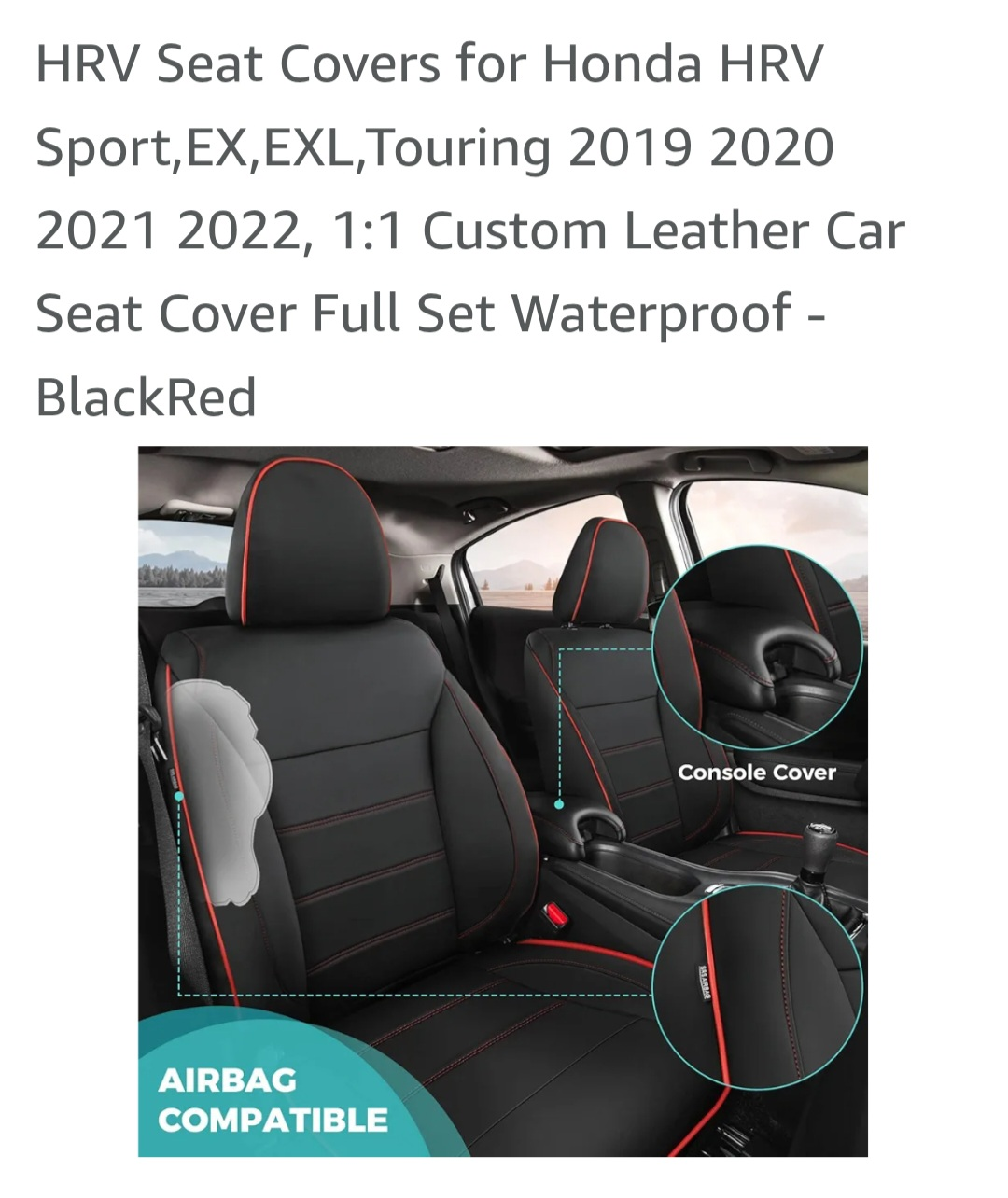 Brand New Honda HRV Leather Seat Covers - photo 2