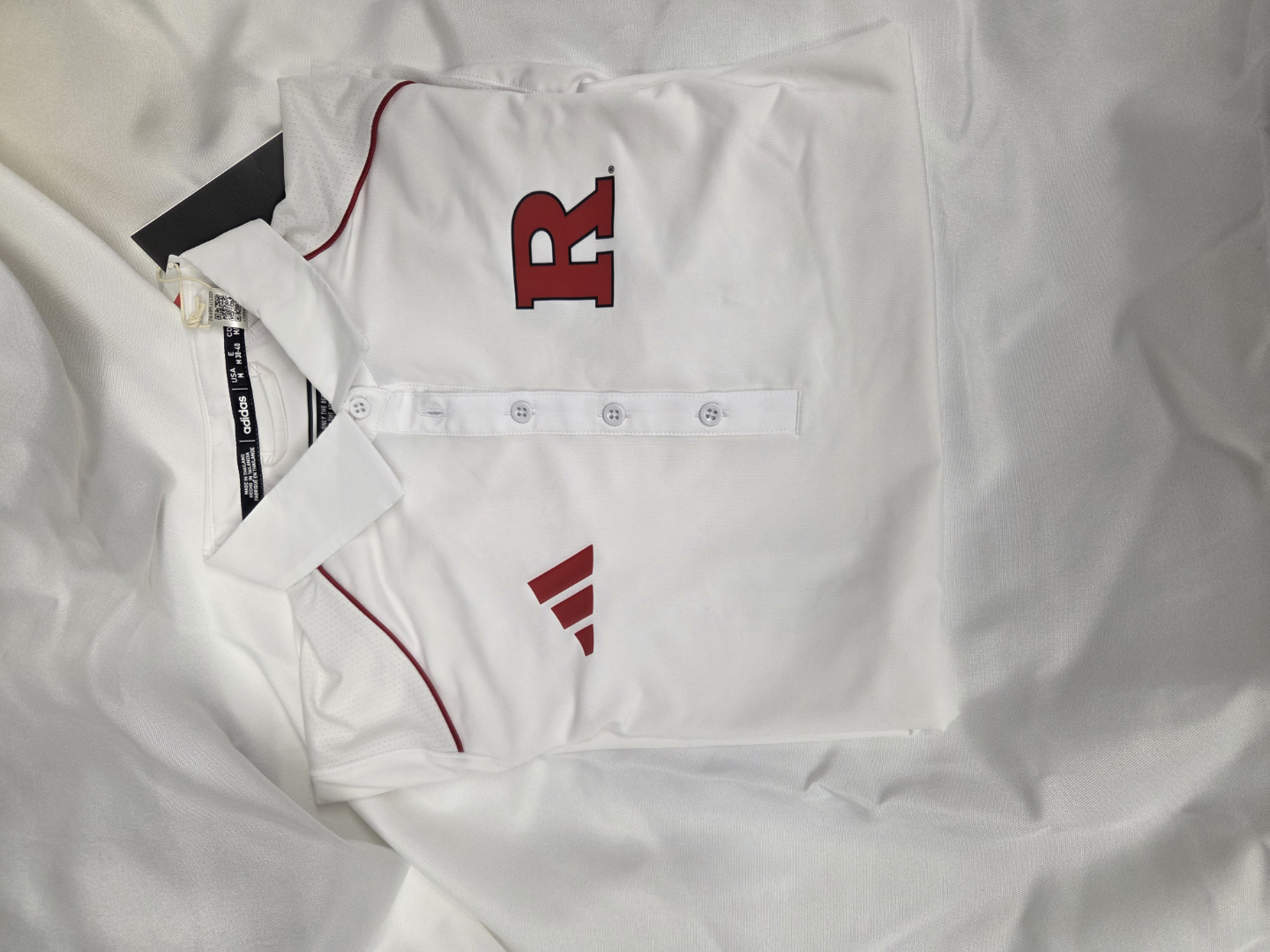 Adidas Rutgers Scarlet Knights Mens Golf Polo Shirt - photo 2