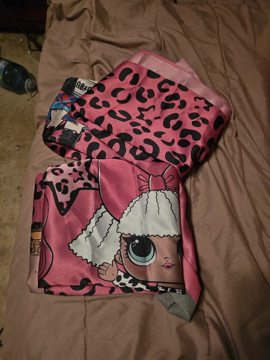 LOL Surprise! Girls' Pink Leopard Print curtains thumbnail