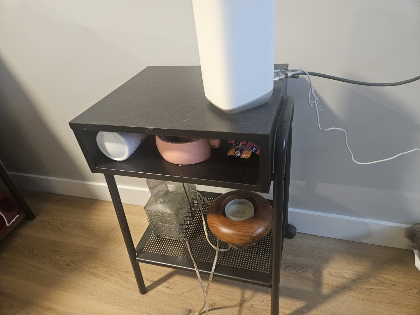 pair of IKEA Stetskog nightstands