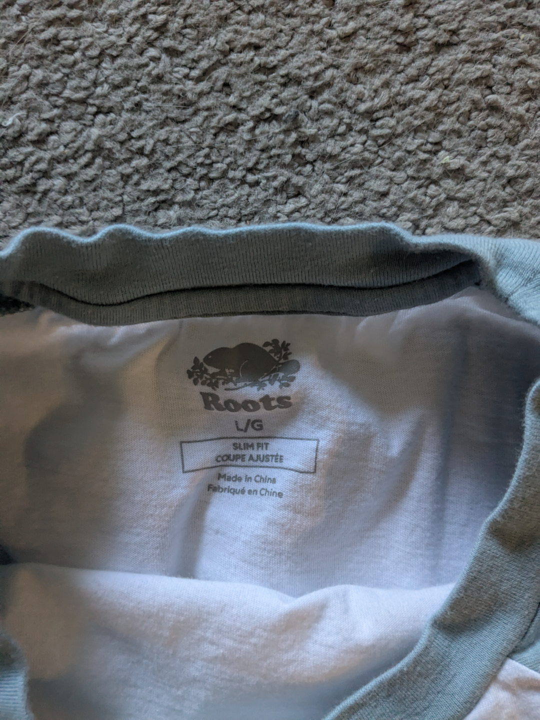 Roots Baseball Tee - Size Large - photo 2