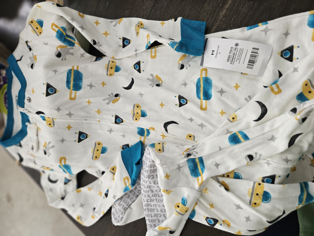 Carter's 3m/3A Baby Sleepsuit, Space Theme