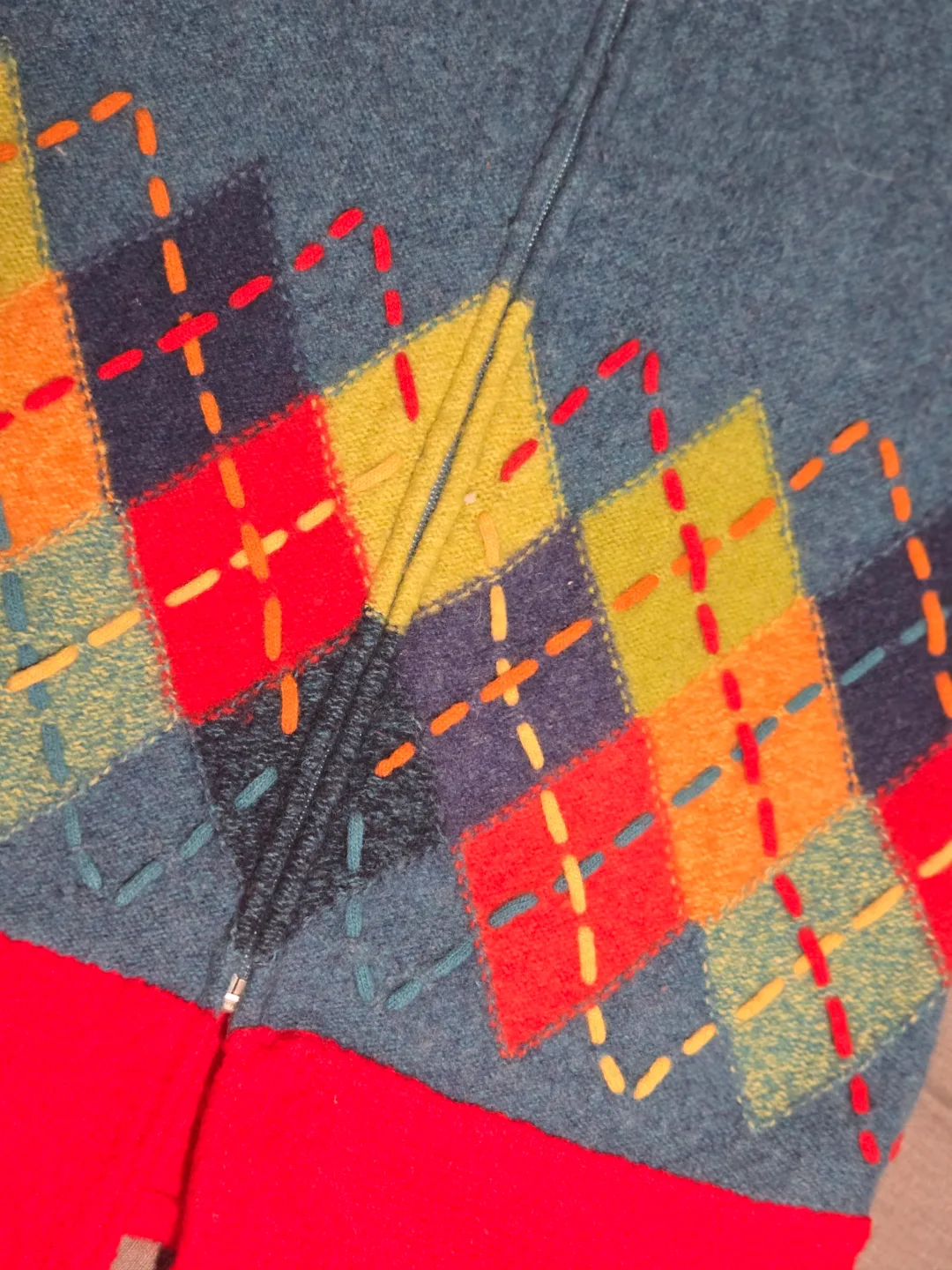 Vintage Vest 100% Lambswool 🌹🌈 image indicator(2)