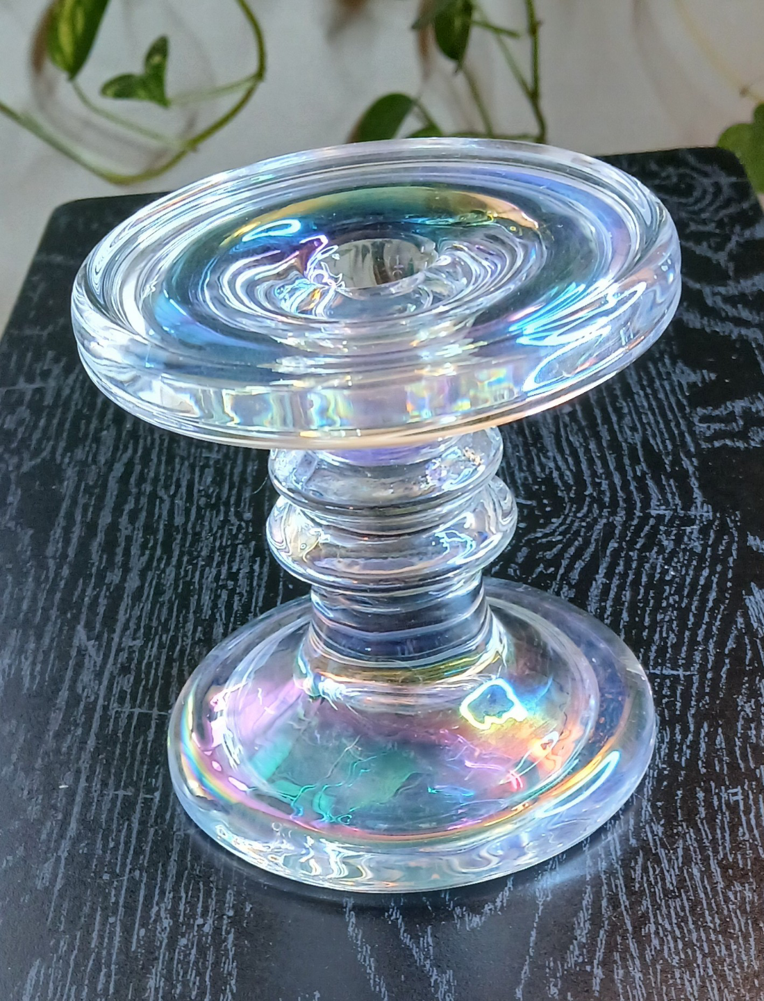Rainbow Colored Candle Stand