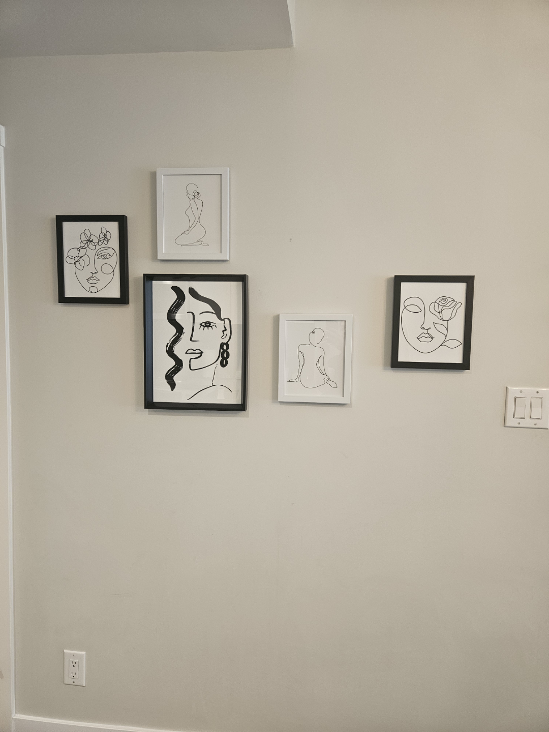 Set of five line art prints - photo 2
