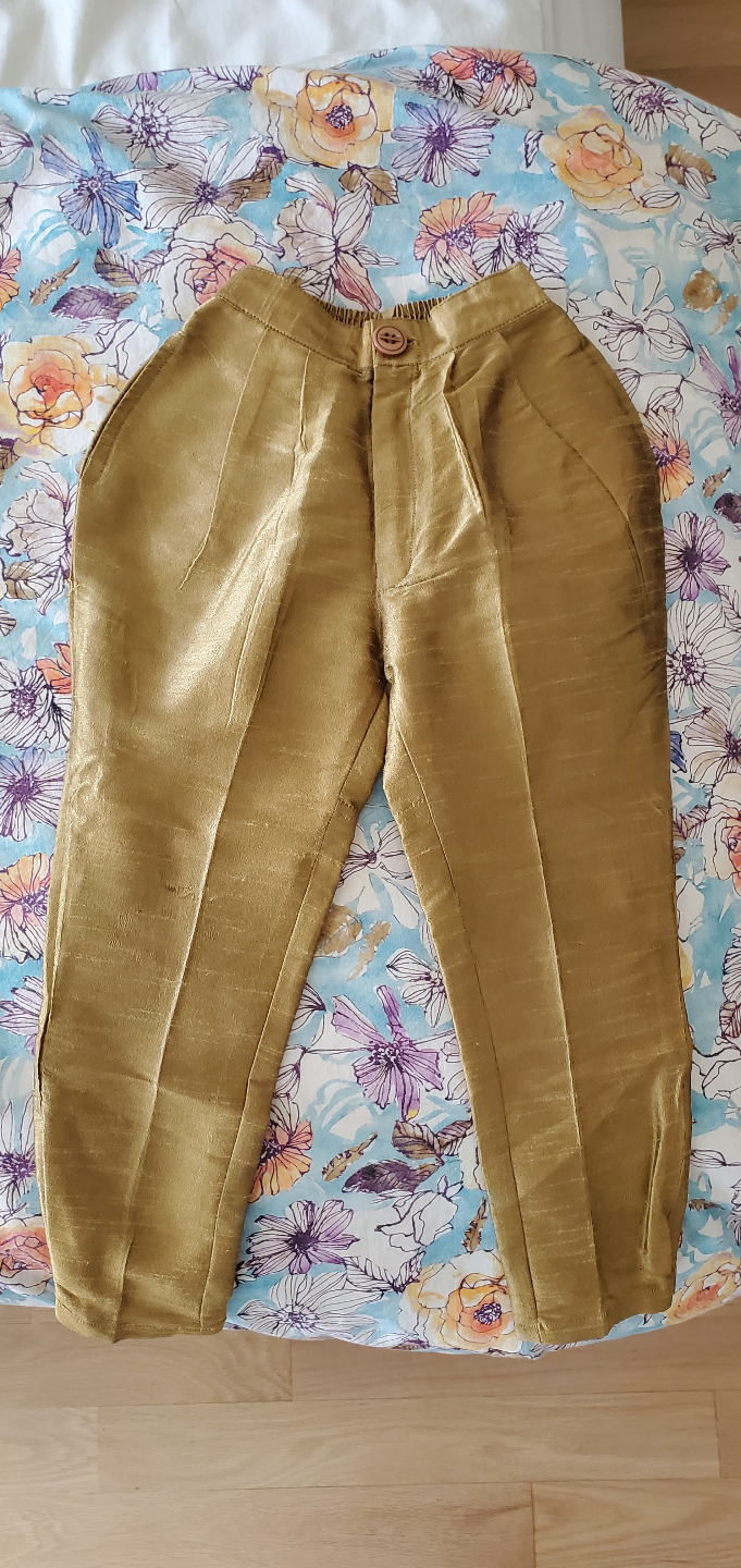 Kids' 3-Piece Traditional Indian Outfit - Gold - photo 2