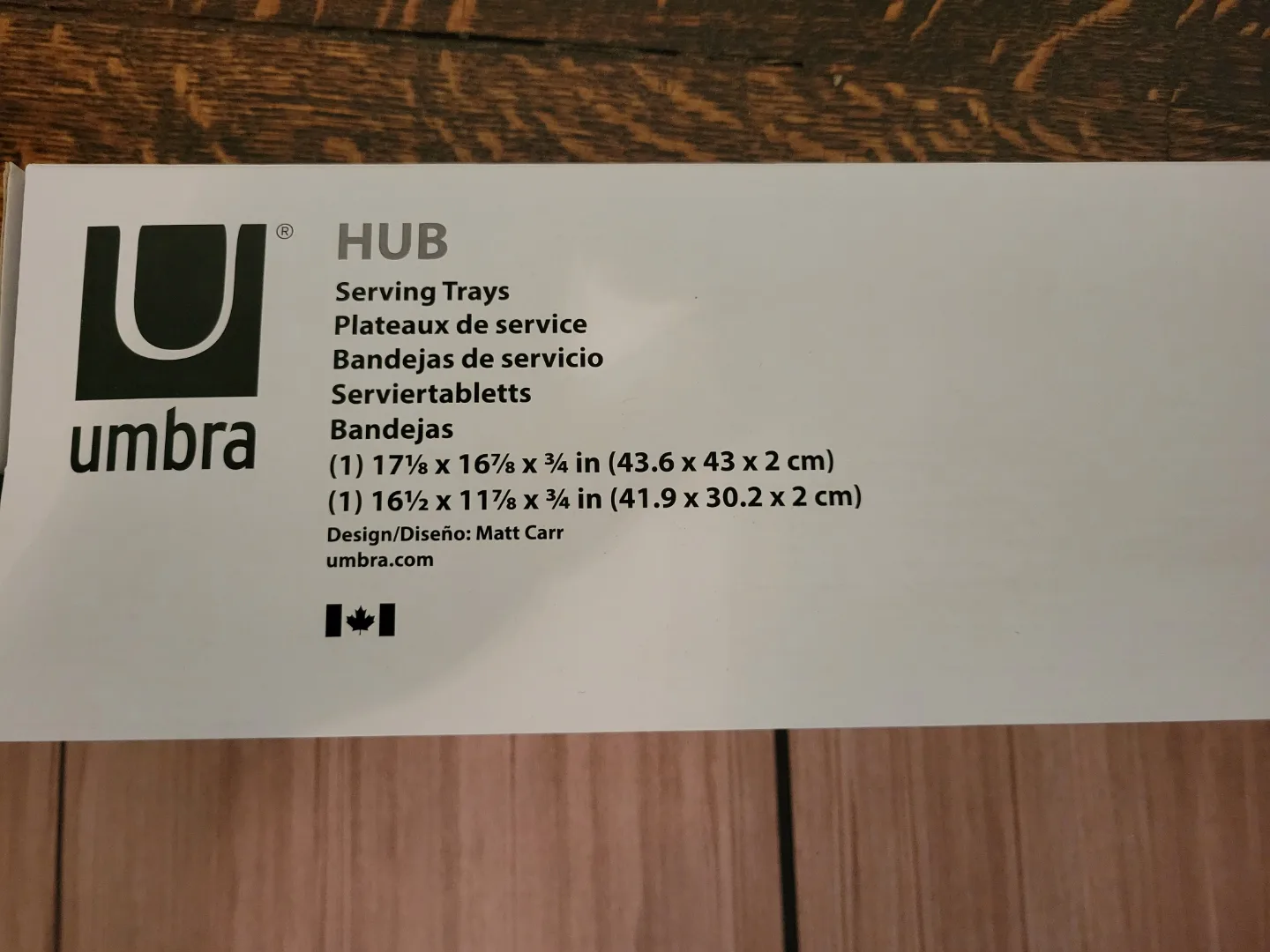 New Umbra Hub Serving Trays / Cheese Boards image indicator(4)