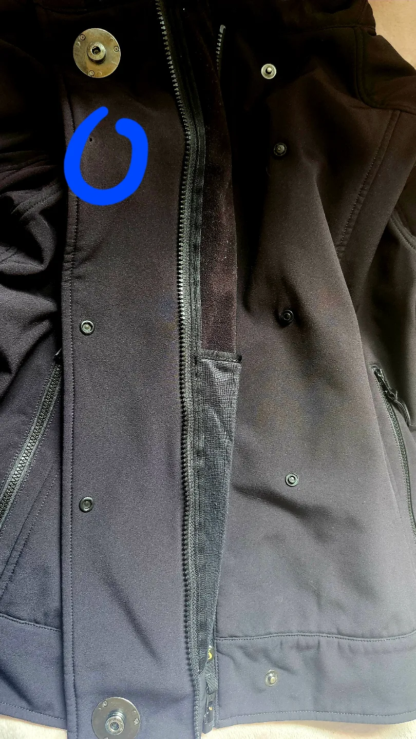 Lululemon Athletica Black Trench Coat with Fitted Silhouette image indicator(10)